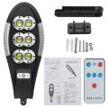 100W Solar Motion Sensor Wall Light Outdoor Street Light waterproof Adjustable Brightness Garden Street Light with Remote Control LED Waterproof Solar Light PIR Motion Sensor Remote Control Garden Lamp Outdoor Solar Street Lamp Street Lights. 