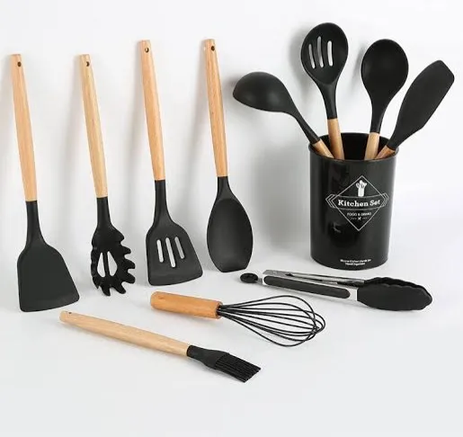 12Pcs%20Silicone%20Kitchenware%20Set%20Kitchen%20Utensils%20Cooking%20Sets%20Non-stick%20Spatula%20Silicone%20Kitchen%20Tools%20with%20Wooden%20Handle%20Heat%20Resistant%20Non-Toxic%20BPA%20Free%20Kitchen%20Utensils%20With%20Wooden%20Handle%20Silicone%20Tongs%20Silicone%20Spoon%20Set%20-%20Image%205