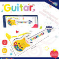 Children's light music guitar with microphone boys and girls toy student children's musical instrument Toys for Toddlers 1-3, Kids Montessori Karaoke Electric Guitar with Microphone & Piano Set- parent-child interactive play house toys Best Gifts For Kids. 