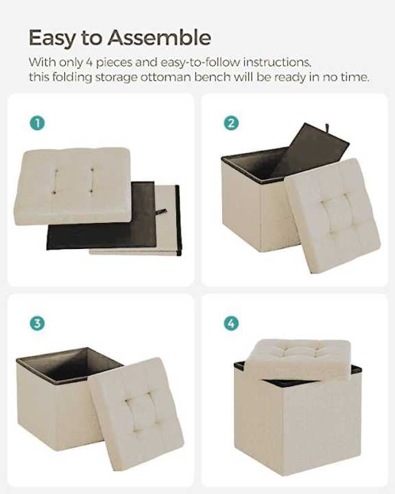 Beige%20Storage%20Ottoman,%20Padded%20Foldable%20Bench,%20Chest%20with%20Lid,%2040L%20Capacity,Fabric%20Storage%20Box%20&%20Sofa%20with%20Cloth%20Organizer%20Cubes%20Organizer%20with%20%20Holds%20up%20to%20300%20Kg%20For%20Bedroom,%20Hallway,%20Living%20Room,%20Dark%20Grey%20-%20Image%202