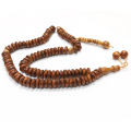 high quality Light Weight Natural Olive ( Zaitoon ) Wood Tasbih handmade Tasbih of 100 beads 9mm Misbaha Tasbeeh Sibha Subha Prayer Counter tasbi. 