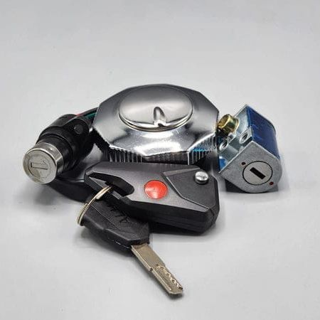 3pcs switch kit with Computerised keys for honda cd70 bikes