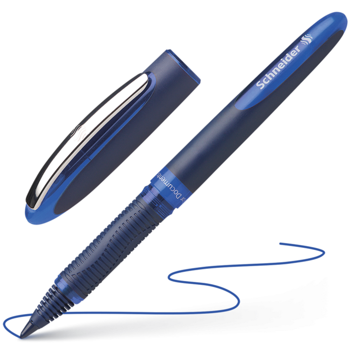 Schneider One Business 0.6mm Rollerball Pen – Made in Germany, Smooth Writing, Document Safe, Premium Quality, Roller Ball Pen, Schneider Pens, Ballpoint Pen