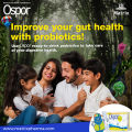 Ospor® Ready to drink probiotics for children to managing diarrhea. 