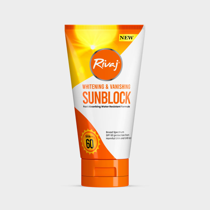 Rivaj UK - Whitening and Vanishing Sunblock SPF60 (100ml)