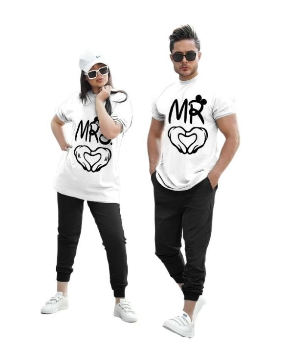 New Summer Printed Couple Night Dress/Track Suit