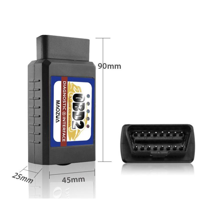 Upgraded Version MAOZUA Bluetooth OBD2 Scan Tool Check Engine Light Diagnostic  Code Reader for Android Devices