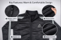DriFit Poly Resin Men's Athletic Tracksuit Jacket & Trousers Set - New, Breathable, Comfortable Outdoor Sportswear. 