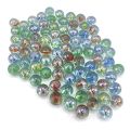 Beautiful Glass Hockey Marble Balls - Pack of 100. 