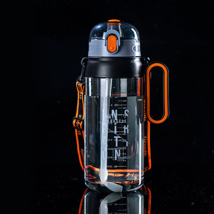 1600/2100ml Leakproof Water Bottle Transparent Water Bottle Simple Water Bottle Portable Water Bottle Water Cup