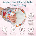Cute Designs Comfortable Cotton Pillow Baby Breastfeeding Arm Nursing Pillow. 