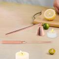 Candle Extinguisher, Candle Wick Cover, Bell Shaped Candle Wick Dippers Candle , Wick Flame , for Jar Candles Candle Lovers. 