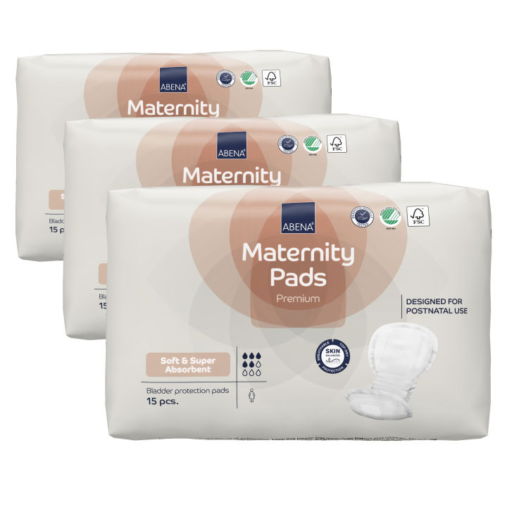 Abena Maternity Pads Premium 45 Pcs PACK OF 3 MEGA BACHAT PACK