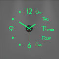 New Acrylic light, Night Clock/ DIY 3D Clocks Night Luminous Large Wall Clock | Glow at Dark Living Room Antique Style Creative Wall Clocks - Glow in the Night Wooden Wall Clock by alhafizwalls. 