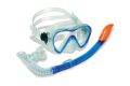 Diving Goggles Mask with Silicone Breathing Tube Snorkle Set for Swimming Equipment Adult PVC Tempered Glass Diving Goggles Mask for Underwater Sports Diving Swimming Mask (Random Color). 