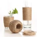 Pack of 3 - Multifunctional 100Meters Long Natural Jute Rope Brown Jute Rope Twine String Cord Shank Craft String, DIY Jute Rope for All Art Craft and Other Glass Bottle Decor Purpose. 