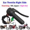 Electric Bike Eco Throttle Right Side with 3 Speed Switch, Head Light Switch, Reverse Switch and Brake Lever Throttle Universal. 
