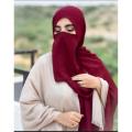 3 in 1 Naqab Set Scarf Naqab and Cap Be Hijabi. 
