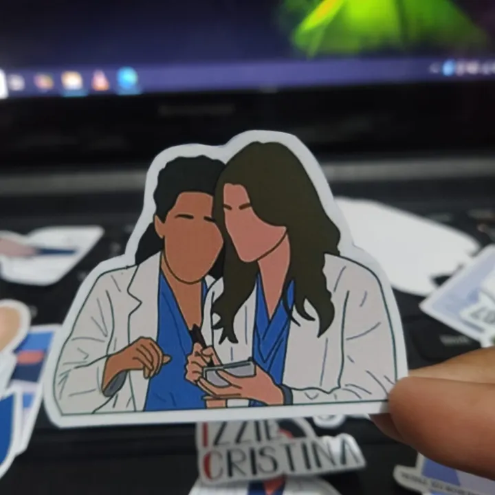 25/50pcs%20GREY'S%20ANATOMY%20sticker%20pack%20based%20on%20tv%20series%20funny%20sitcom%20cool%20cute%20aesthetic%20doctor%20medical%20medicine%20ideal%20for%20journals%20guitar%20skateboards%20laptops%20-%20Image%202