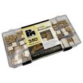 Decorative Wood Letters - Half Inch - Wooden Tile Letters - Letters For Card Making Screpbooking - Pack Of 350 Pieces. 