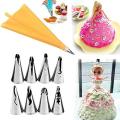 15pcs/pack Piping Nozzles Cake Decoration Tips 3d printer nozzle Biscuits Sugarcraft Pastry Baking Tool. 