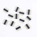 Rauf Traders 10 Pcs RGB Connector 4 Pins Needle Male to Female Type Double Small Part for LED 3528 5050 Strip Light Strip. 