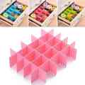 Pack of 4 Drawer Organisers, Drawer Dividers, Closet Organizer, Size 11 x 3 Inch home decor wardrobe short box clothes dividers plastic box for storage adjustable Drawer Organizer Board Storage Boxes. 
