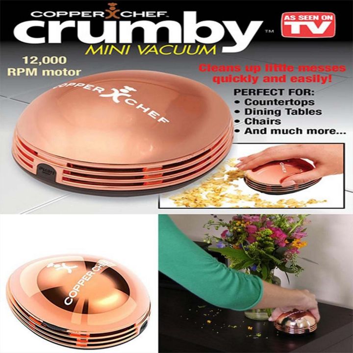 Copper Electric Chef Crumby Mini Vacuum