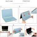 Macbook Pro 15 Inch Case 2019 2018 2017 2016 A1990 A1707, Plastic Hard Shell Case with Screen Protector for Apple Mac Pro 15 Touch Bar (pattern/design like ADs shows, bottom cover without pattern/design. 