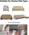 Camel 7 Seater Fitted Sofa Cover (3+2+1+1) (Jumbo size). 
