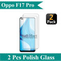 2 Pcs Oppo_F17 Pro 2020 Tempered Glass Protector Screen Guard - Transparent. 