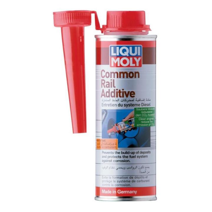 Liquimoly Common Rail Additive For all diesel engines with and without diesel particulate filters – especially suitable for preventative use for common rail and pump-jet technology