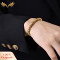 Stylish Golden Beads Bracelet for Men Women Perfect Party Jewelry Daily Outfit Accessory Elastic Bangle Great Gift Idea. 