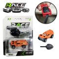 Race Speed Racing Key Power Die Cast Car - Car With Key Set - Orange. 
