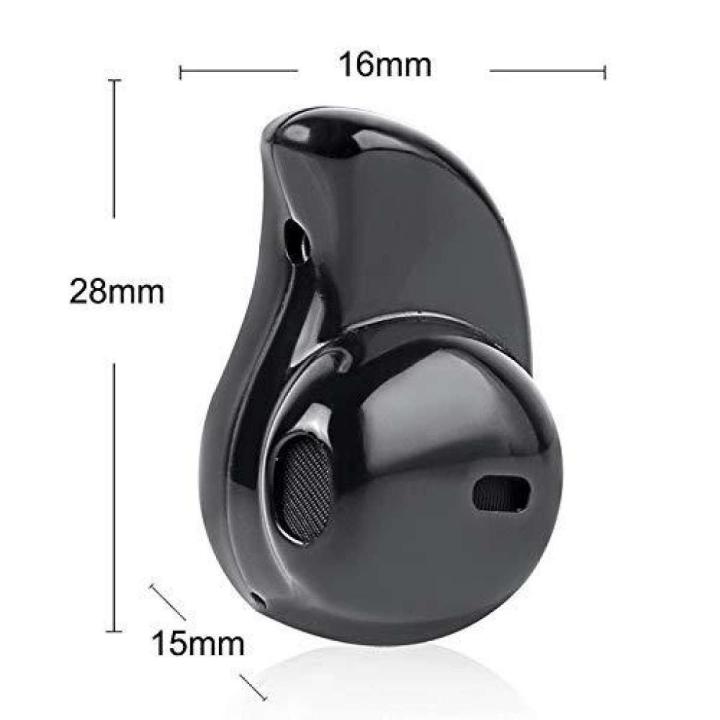 Wireless Mini Bluetooth In-Ear Headset - Black