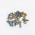 Pack of 10 Automotive 10 number Nut Bolt 4 different Lenght 1.5 cm to 5 cm. 