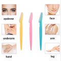 Tinkle 3 Pcs Set - Ladies Eyebrow Razor, Zigzag Razor, Safety Razor For Girls, Face Razor, Body Razor For Women, Eyebrow Shave, Eyebrow Trimmer, Face Epilator, Eye Forehead Shaver, Grooming Eyebrow Shaper, Stainless Steel Razor, Facial Hair Removal. 
