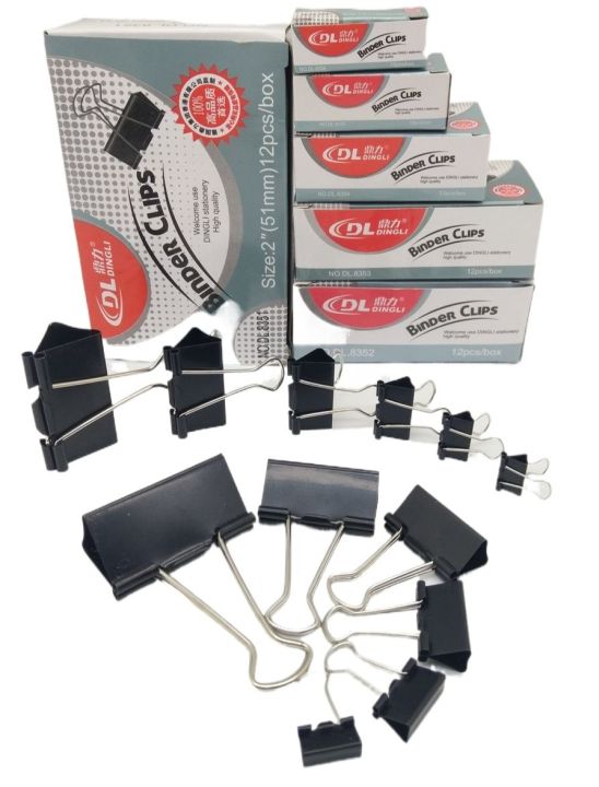 Large Size Paper Clip Binder Clips, 25mm 32mm 41mm 51mm 1” 1.25” 2”