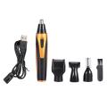 4 In 1 Rechargeable Men Nose Ear Temple Hair Trimmer Electric Beard Eyebrow Clipper Shaving Kit. 