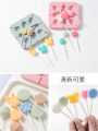 Lollipop cheese stick silicone mold qq sugar food-grade cartoon children's candy homemade home diy material small. 
