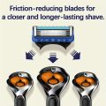 Be common 5-layer Razor Blades Replacement Blades For Men's Shavers Shaving Safety Razor Skin Protection Classic Reusable Blade. 