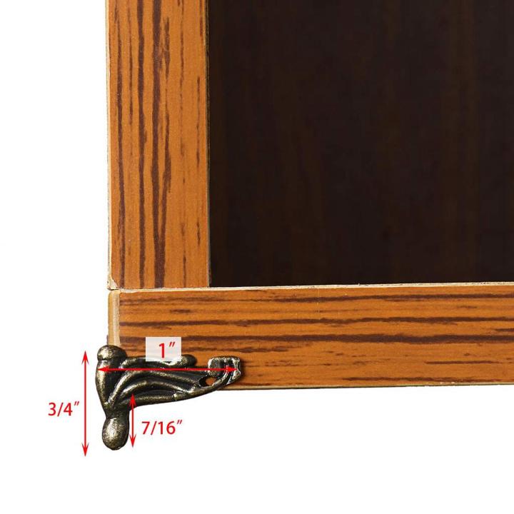 30 PCS Antique Jewelry Box Feet Leg Wood Case Corner Protector Decorative Furniture Legs for DIY Jewelry Chest Gift Box Wood Box
