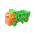 Friction Powered Construction Dump Truck Toys For Kids Boys Girls Car Transport Toy Best Push and Go Power Plastic Vehicle - Size 7 inch. 
