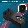 13A RCD Plug Safety RCD Adaptor,with Circuit Breaker Uk Plug. 