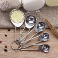 Baking Tool Stainless Steel Metering Measuring Spoon5Set of Baking Measuring Spoon Coffee Weighing Spoon Seasoning Spoon Set. 