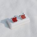 New Apple Cufflinks apple stud apple design high quality Cufflinks for men , shirt studs. 