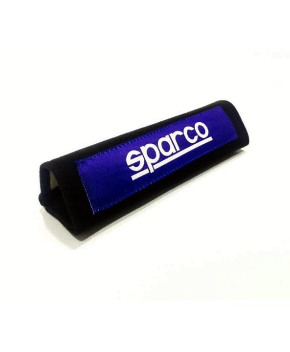 Premium Sparco Seat Belt Covers Blue