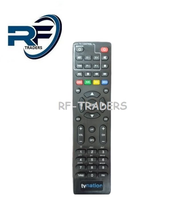 TV Nation Remote control or Strom Fiber Remote Control (buy only if your old remote is same)
