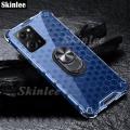 Phone Case Mi Poco X5 Pro Back Cover Clear Beehive Design Car Magicnet Air Cushion Magicnet Buckle Bracket Ring Transparent Casing for Mi Xiaomi Poco X5 Cover Cases. 