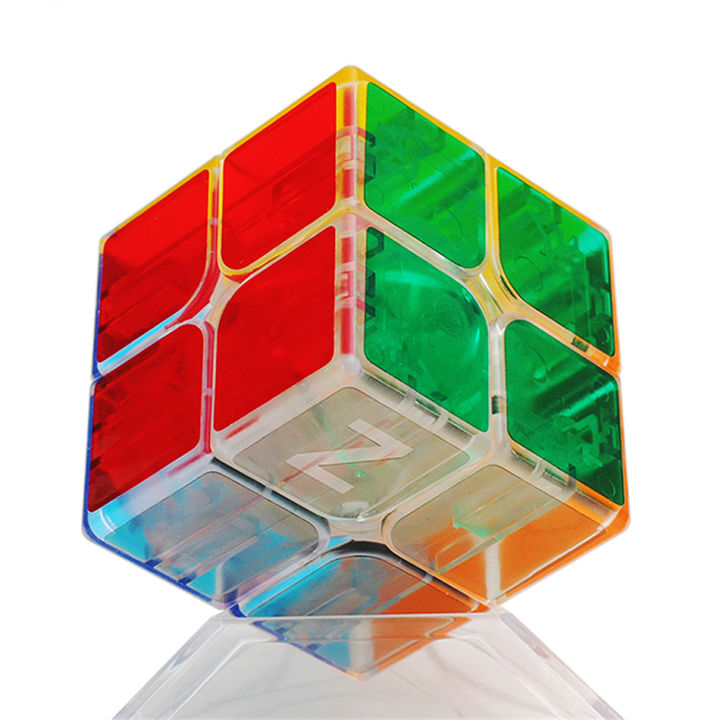【shengxiong6525】ZCUBE 2x2 3x3 4x4 Pyramid Transparent Smooth Magic Cube Speed Professional Adult Mini Puzzle Educational Boy